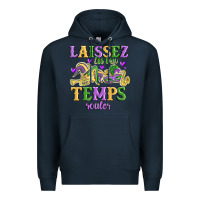 Navy laissez les bon temps rouler Premium Hoodie - MaliasSmallBusiness