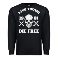 Black Live Young Die Free Premium Sweatshirt - Bettercallsaul