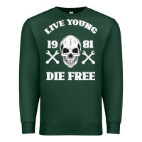Sports Green Live Young Die Free Premium Sweatshirt - Bettercallsaul