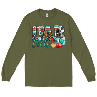 Army Green lab tech Long Sleeve Tee - texasbilliewilder