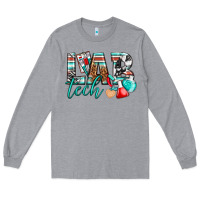 Heather Grey lab tech Long Sleeve Tee - texasbilliewilder