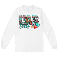 White lab tech Long Sleeve Tee - texasbilliewilder