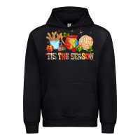 Black 'tis the season Urban Hoodie - MaliasSmallBusiness