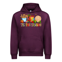 Mauve Wine 'tis the season Urban Hoodie - MaliasSmallBusiness