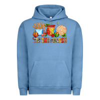 Pigment Pebble Blue 'tis the season Urban Hoodie - MaliasSmallBusiness