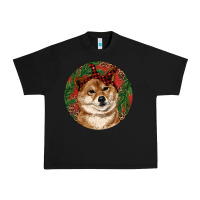 Black Shiba Inu Christmas Urban Heavy Tee - RanaPortraitStore
