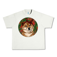 Pistachio Shiba Inu Christmas Urban Heavy Tee - RanaPortraitStore