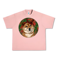 Salmon Shiba Inu Christmas Urban Heavy Tee - RanaPortraitStore