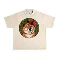 Sandshell Shiba Inu Christmas Urban Heavy Tee - RanaPortraitStore