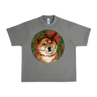 Tornado Shiba Inu Christmas Urban Heavy Tee - RanaPortraitStore