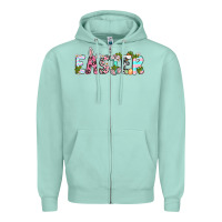 Seafoam Easter Day Zipper Hoodie - Neo Western