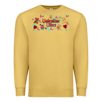 Antique Gold love vibes and valentines Premium Sweatshirt - AdoDesignShop
