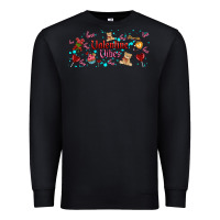 Black love vibes and valentines Premium Sweatshirt - AdoDesignShop