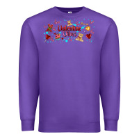 Purple love vibes and valentines Premium Sweatshirt - AdoDesignShop