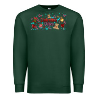 Sports Green love vibes and valentines Premium Sweatshirt - AdoDesignShop