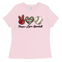 Bubblegum Pink peace love west Ladies Tee - BarkalooDesign