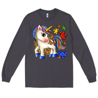 Smoke autism unicorn Long Sleeve Tee - Zillion Design Studio
