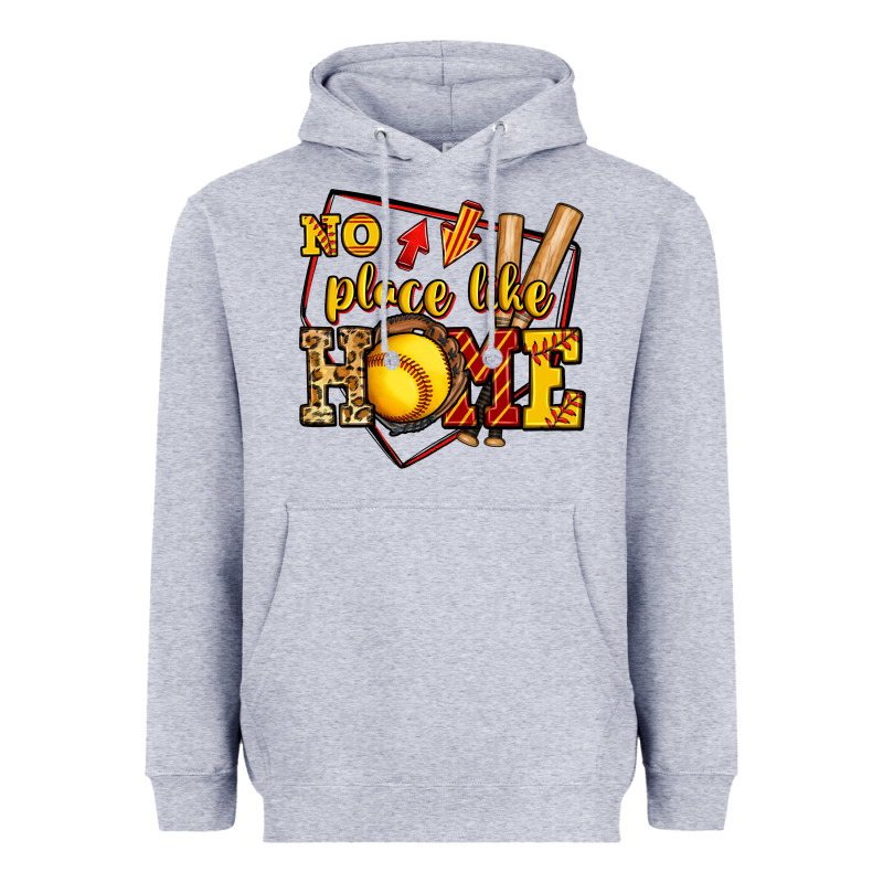 No Place Like Home Softball Heavyweight Hoodie by Jasminsmagicworld | Teevron