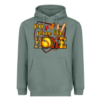 Sage no place like home softball Heavyweight Hoodie - Jasminsmagicworld