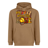 Toasted Coconut no place like home softball Heavyweight Hoodie - Jasminsmagicworld