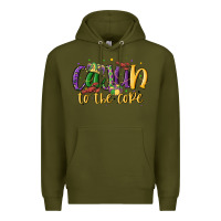 Army Green cajun to the core Premium Hoodie - MaliasSmallBusiness