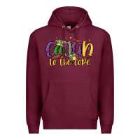 Burgundy cajun to the core Premium Hoodie - MaliasSmallBusiness