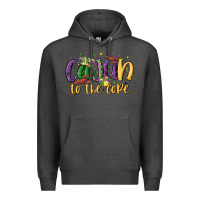 Charcoal Heather cajun to the core Premium Hoodie - MaliasSmallBusiness