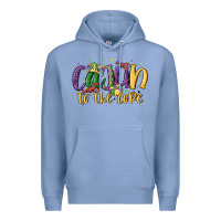 Colony Blue cajun to the core Premium Hoodie - MaliasSmallBusiness