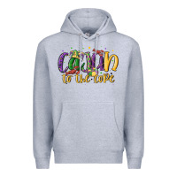 Heather Grey cajun to the core Premium Hoodie - MaliasSmallBusiness