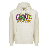 Oatmeal Heather cajun to the core Premium Hoodie - MaliasSmallBusiness