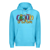 Ocean Blue cajun to the core Premium Hoodie - MaliasSmallBusiness