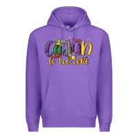 Purple cajun to the core Premium Hoodie - MaliasSmallBusiness