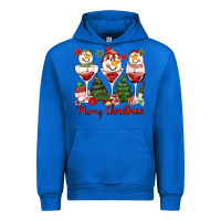 Cobalt merry christmas wine and cocktails Urban Hoodie - MaliasSmallBusiness