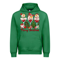Emerald merry christmas wine and cocktails Urban Hoodie - MaliasSmallBusiness