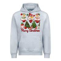 Heather Grey merry christmas wine and cocktails Urban Hoodie - MaliasSmallBusiness