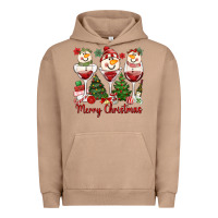 Pigment Burro merry christmas wine and cocktails Urban Hoodie - MaliasSmallBusiness