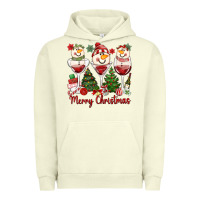 Pigment Pistachio merry christmas wine and cocktails Urban Hoodie - MaliasSmallBusiness