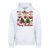 White merry christmas wine and cocktails Urban Hoodie - MaliasSmallBusiness