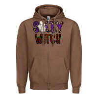 Chestnut Salty Witch Zipper Hoodie - CowhideDigitalArt