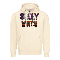 Sandshell Salty Witch Zipper Hoodie - CowhideDigitalArt