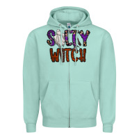 Seafoam Salty Witch Zipper Hoodie - CowhideDigitalArt