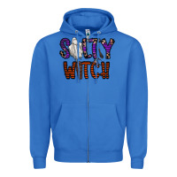 True Royal Salty Witch Zipper Hoodie - CowhideDigitalArt