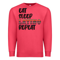 Cardinal eat sleep latino repeat Premium Sweatshirt - BundleAndBundleShop