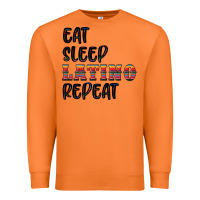 Carrot eat sleep latino repeat Premium Sweatshirt - BundleAndBundleShop