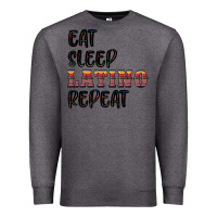 Charcoal Heather eat sleep latino repeat Premium Sweatshirt - BundleAndBundleShop