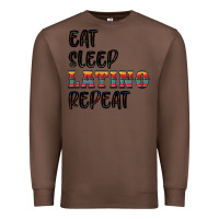 Chestnut eat sleep latino repeat Premium Sweatshirt - BundleAndBundleShop