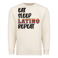 Sandshell eat sleep latino repeat Premium Sweatshirt - BundleAndBundleShop