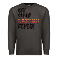 Smoke eat sleep latino repeat Premium Sweatshirt - BundleAndBundleShop