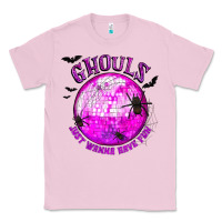 Bubblegum Pink Ghouls Just Wanna Have Fun Classic Tee - texasbilliewilder