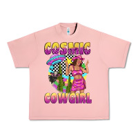 Salmon cosmic cowgirl Urban Heavy Tee - texasbilliewilder